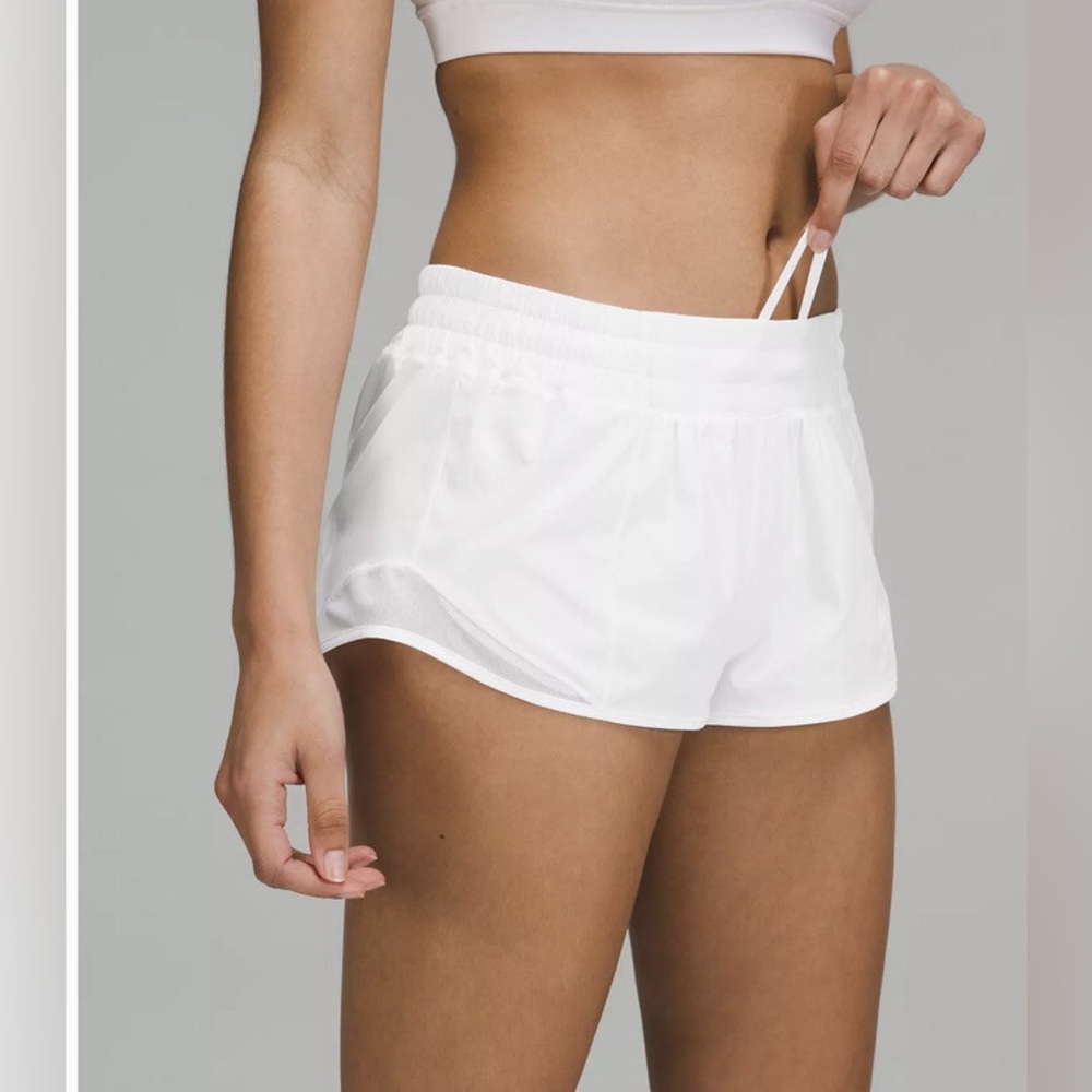 Lululemon Hottie Hot Women's White Athletic Shorts
